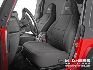 Jeep Wrangler TJ Black Neoprene Seat Cover Set - 2003 - 2006
